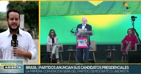 Comisiones partidarias formalizan candidaturas presidenciales en Brasil