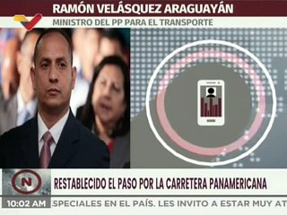 Restablecen paso vehicular por la carretera Panamericana que conecta Altos Mirandinos con Caracas