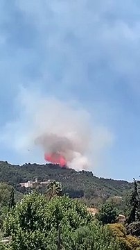 Aviones del Infoca en el incendio de la Sierra de Córdoba