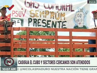 Más de 8 mil pobladores de Casigua El Cubo en el edo. Zulia reciben servicio de gas subsidiado
