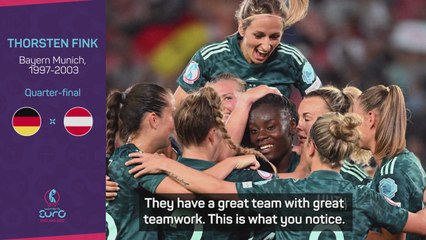 Fink believes Germany are 'definitely one of the favourites' at Euro 2022