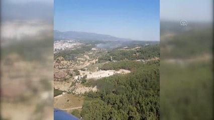 İzmir'de ormanlık alanda çıkan yangın kontrol altına alındı
