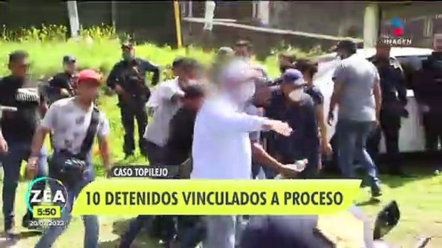 Vinculan a proceso a los 10 detenidos por el enfrentamiento en Topilejo