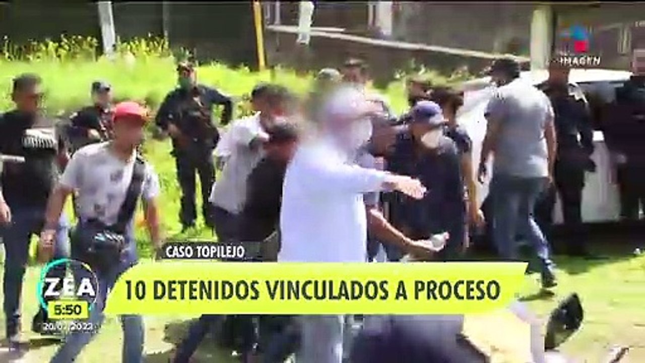 Vinculan a proceso a los 10 detenidos por el enfrentamiento en Topilejo