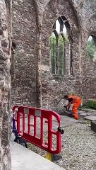 Excavations taking place at St Peter’s Church in Castle Park