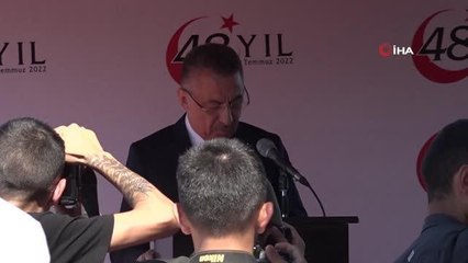 Cumhurbaşkanı Yardımcısı Oktay: "Çözüm, Kıbrıs Türk halkının egemen eşitliğinin ve eşit uluslararası statüsünün tescil edilmesiyle olacak""Maraş,...