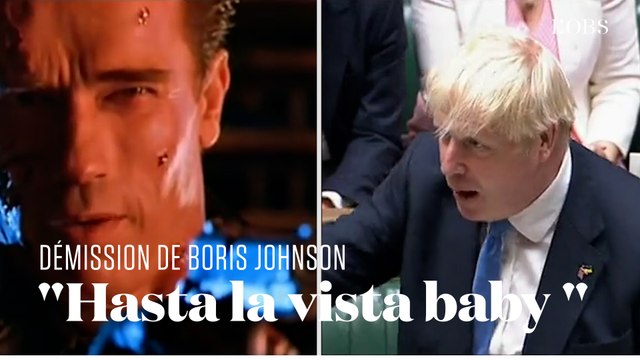 Hasta la vista, baby : les drôles d'adieux de Boris Johnson aux députés britanniques