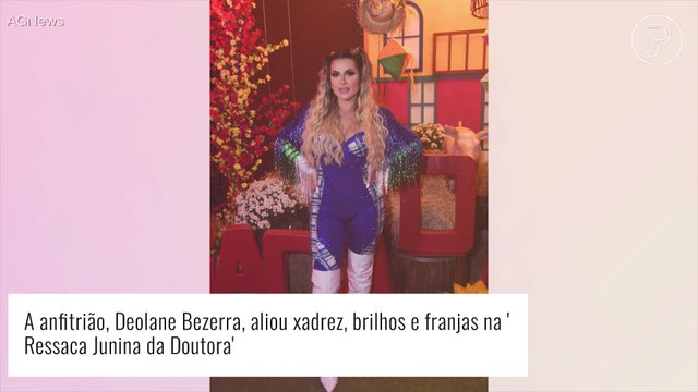 'Ressaca da Doutora': festa de Deolane Bezerra traz famosos em looks juninos 'diferentões'. Fotos!