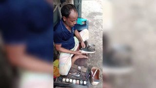 A Street Cobbler And His Amazing Work