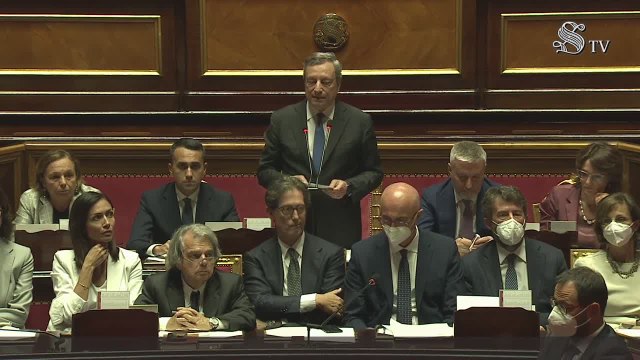 Governo, Draghi: Si voti la fiducia sulla risoluzione Casini