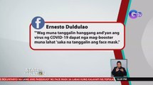 Tanong ng State of the Nation: Dapat bang gawing optional na ang pagsusuot ng face mask? | SONA