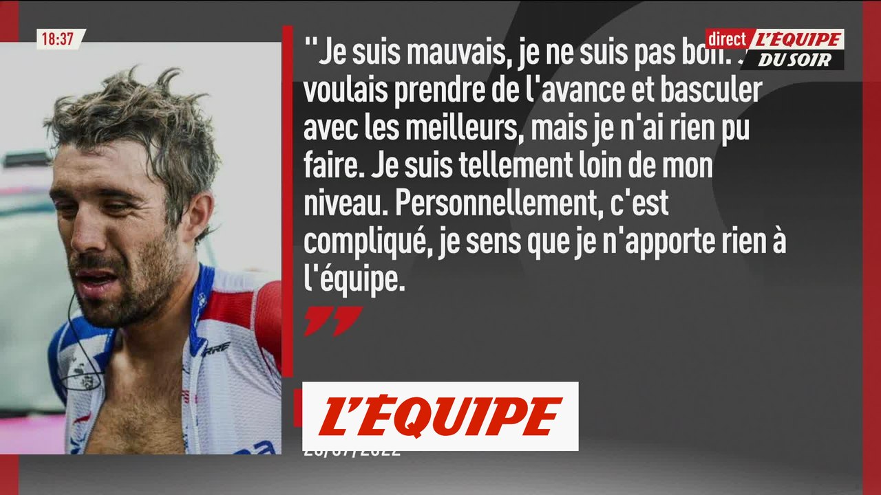 Pinot après la 17e étape : « Je suis mauvais » - Cyclisme - Tour de France