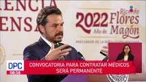 Convocatoria para contratar médicos será permanente: Zoé Robledo