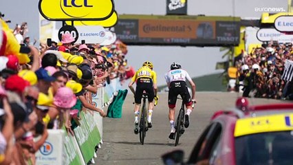 Tour de France : le Slovène Pogacar gagne la 17e étape, Vingegaard reste en jaune