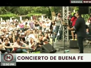 Download Video: Mirandinos disfrutaron de manera gratuita concierto ofrecido por la banda cubana Buena Fe