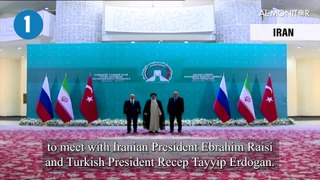 Middle East Minute: Russia, Turkey, Iran leaders meet in Tehran