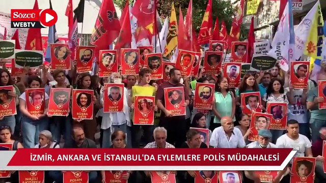 Suruç katliamı eylemlerine polis müdahalesi: Çok sayıda gözaltı var