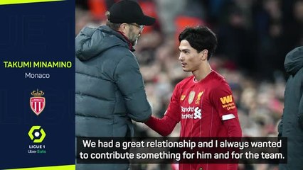 Télécharger la video: Minamino reflects on Klopp relationship after joining Monaco