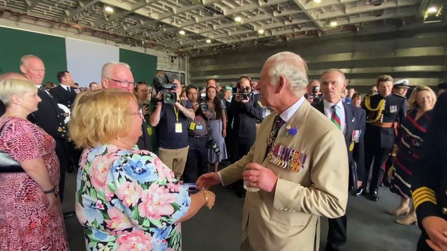 Prince Charles and Duchess of Cornwall visit Portsmouth