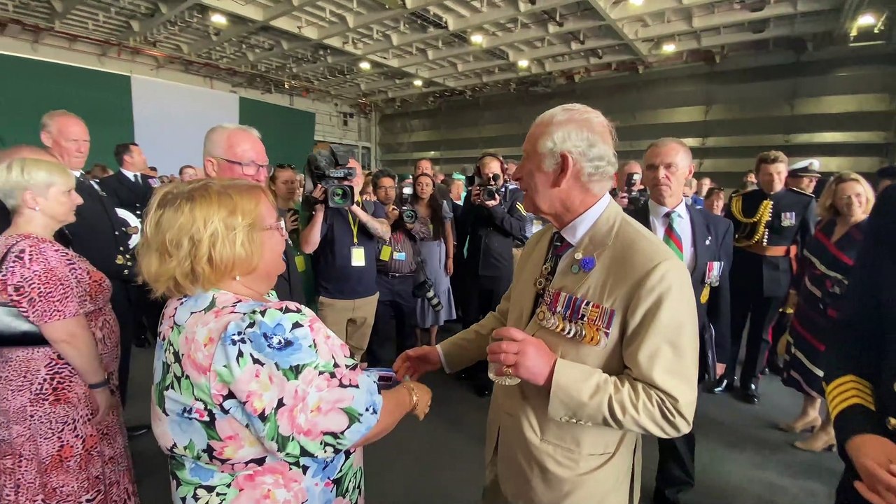 Prince Charles and Duchess of Cornwall visit Portsmouth