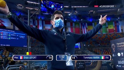 Irrespirable jusqu'au bout : la parade-riposte qui sacre encore Lefort au fleuret