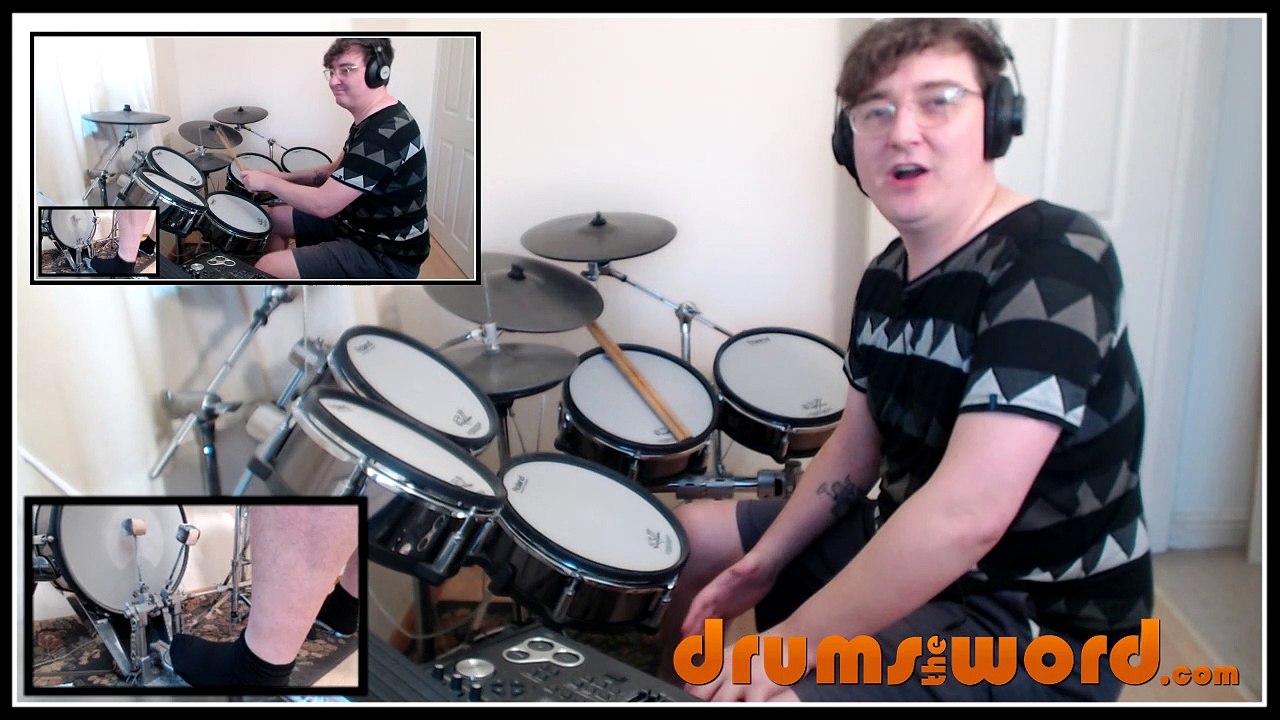 ★ Crazy (Seal) ★ FREE Video Drum Lesson | How To Play SONG