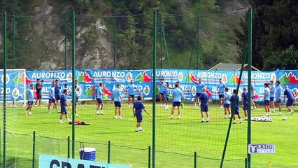 Lazio | Il TG da Auronzo di Cadore: si lavora prima dell'amichevole