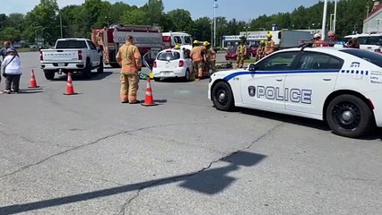 Accident stationnement Saint-Jean-Baptiste