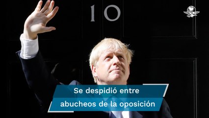Boris Johnson se despide del Parlamento británico: "¡Hasta la vista, baby!", dice