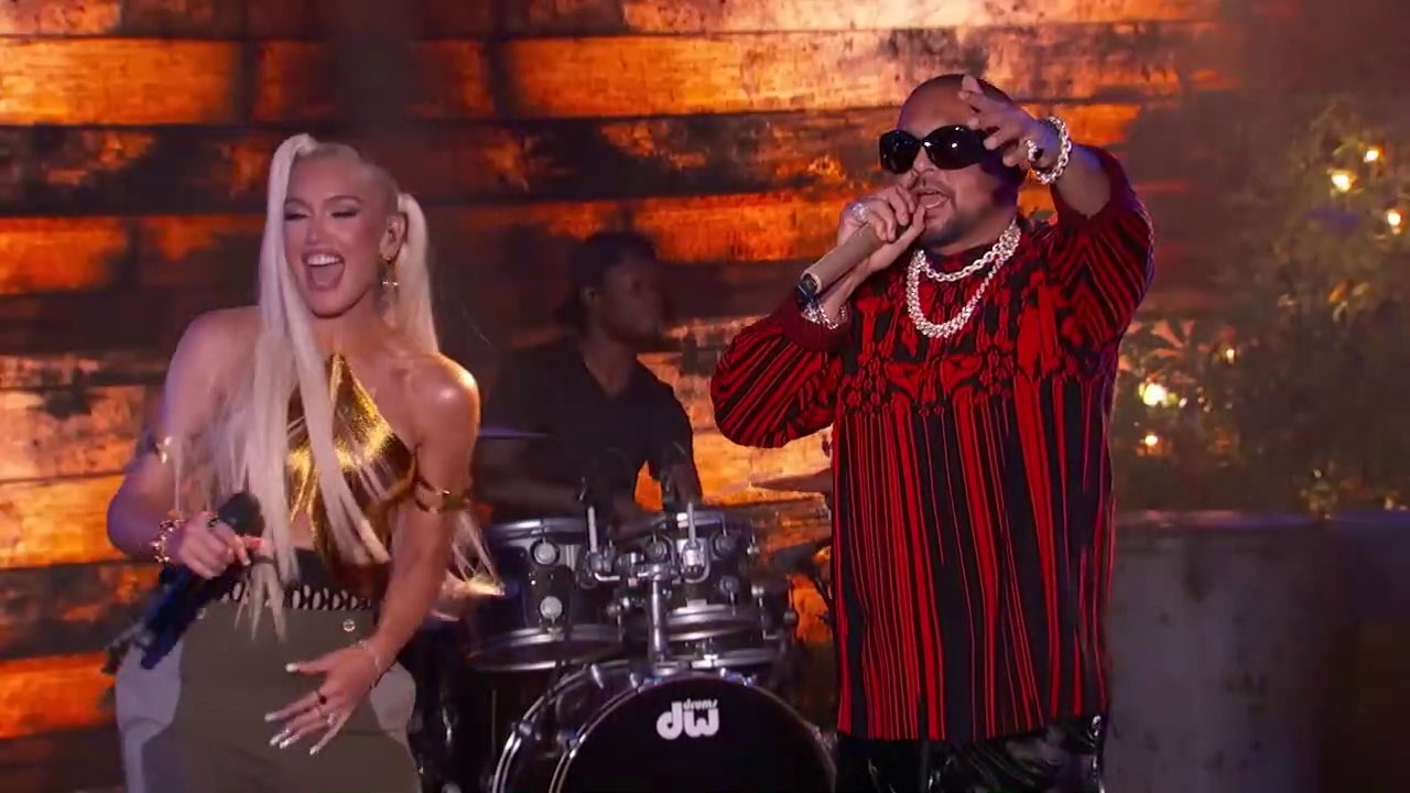 SEAN PAUL ft GWEN STEFANI & SHENSEEA " Light My Fire " Live On Jimmy Kimmel (14/07/2022).