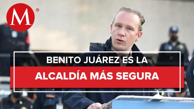 Tras estrategia Blindar BJ , la alcaldía Benito Juárez se percibe como la más segura en la CdMx