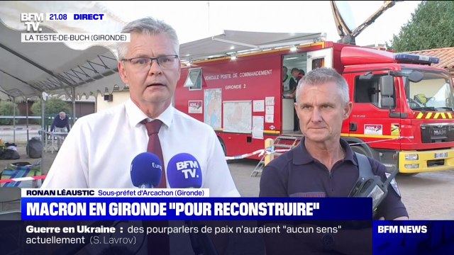 Incendies en Gironde: La situation s'améliore annonce le sous-préfet d'Arcachon