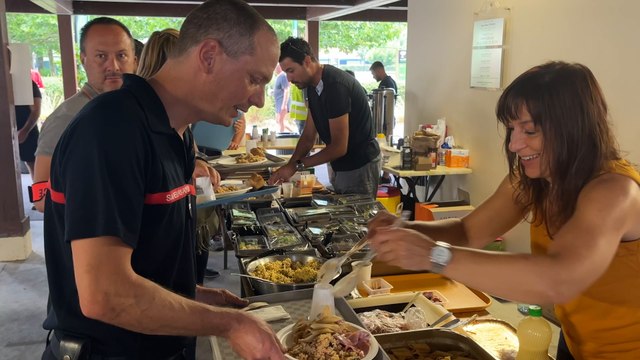 Incendies en Gironde : aux côtés des bénévoles qui sont aux petits soins pour les pompiers