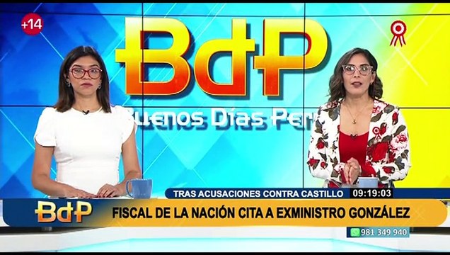 Fiscal de la Nación cita a destituido ministro Mariano González tras acusaciones contra Castillo