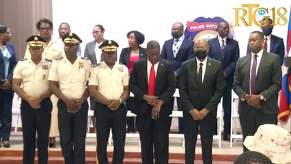 Premye Minis Ariel Henry remèt lèt felisitasyon bay 66 polisye pou gwo travay yo reyalize