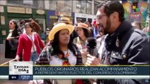 Colombia: Pueblos originarios acompañan a sus representantes al congreso