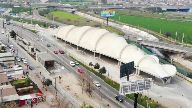 Metro Del Sol the most beautiful station in Santiago Chile