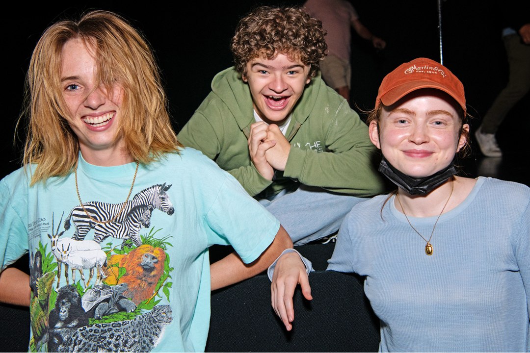 Maya Hawke and Sadie Sink Surprise Gaten Matarazzo at His First Performance of Dear Evan Hansen