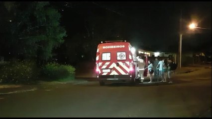 Carro e motoneta se envolvem em acidente de trânsito no Brasmadeira