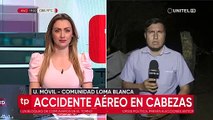 Paquetes verdes y una pista clandestina se halló en el lugar donde cayó una avioneta en Cabezas