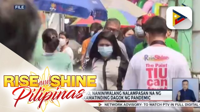 SWS: 83% ng mga Pilipino, naniniwalang nalampasan na ng bansa ang pinakamatinding dagok ng pandemic