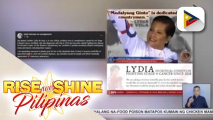Lydia de Vega, nasa kritikal na kondisyon