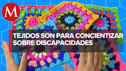 Grafitean' con tejidos las calles de Aguascalientes