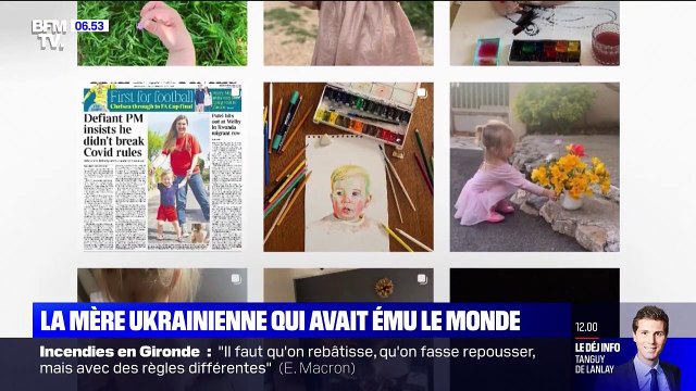 On essaie de se récréer une vie : cette mère ukrainienne qui avait ému le monde témoigne sur BFMTV
