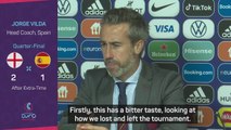 Spain coach Vilda proud despite 'bitter taste' of England defeat