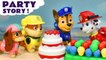 The Paw Patrol Pups Work As A TEAM To Organize a Party