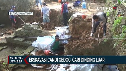 Tim BPCB Ekskavasi Candi Gedog untuk Menemukan Denah Candi