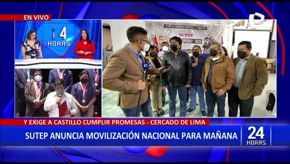 Sutep anuncia movilización nacional para este 21 de julio por DS que sería inconstitucional