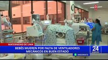Maternidad de Lima: médicos denuncian muerte de recién nacidos por falta de equipos