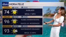 Pronóstico del tiempo para hoy jueves 21 de julio.
